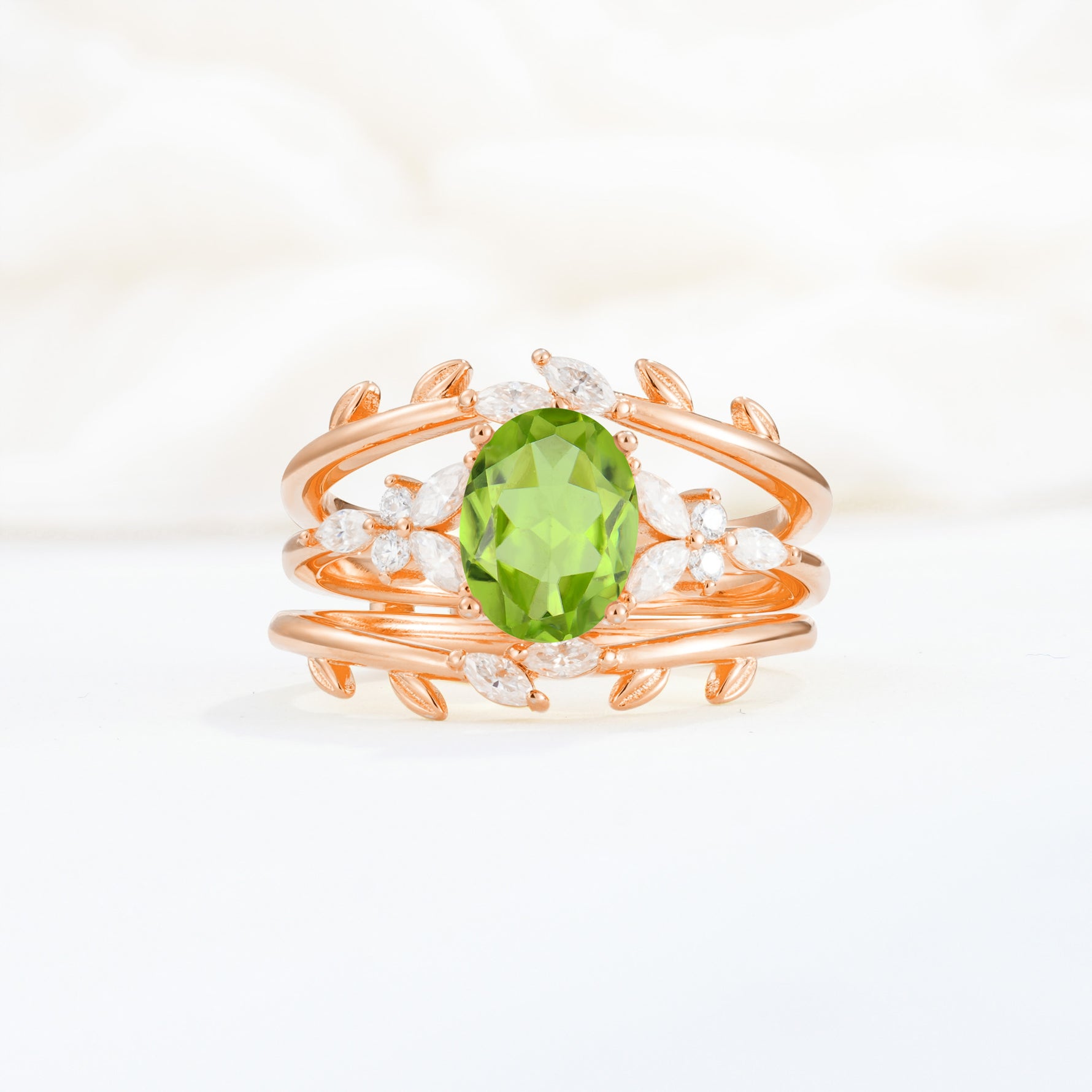 SR17104 Peridot Ring - Additional view