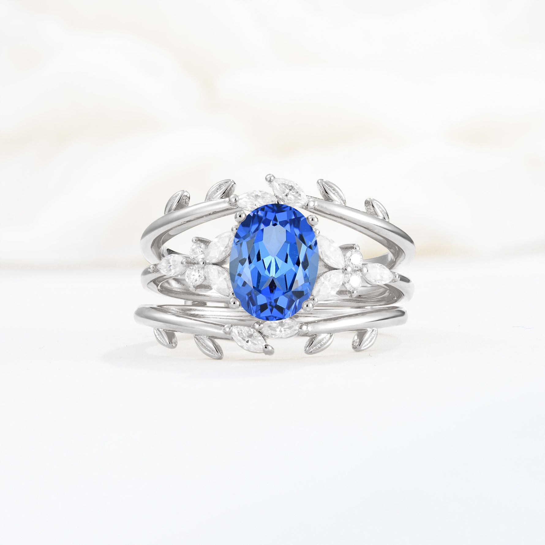 SR17104 Sapphire Ring - Additional view