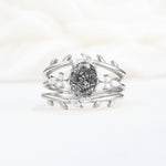 SR17104 Black Rutilated Quartz Ring - Additional view