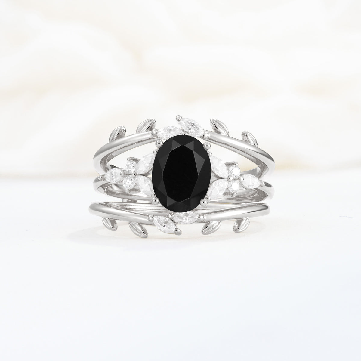 SR17104 Black Onyx Ring - Additional view