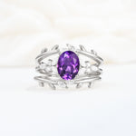 SR17104 Amethyst Ring - Additional view
