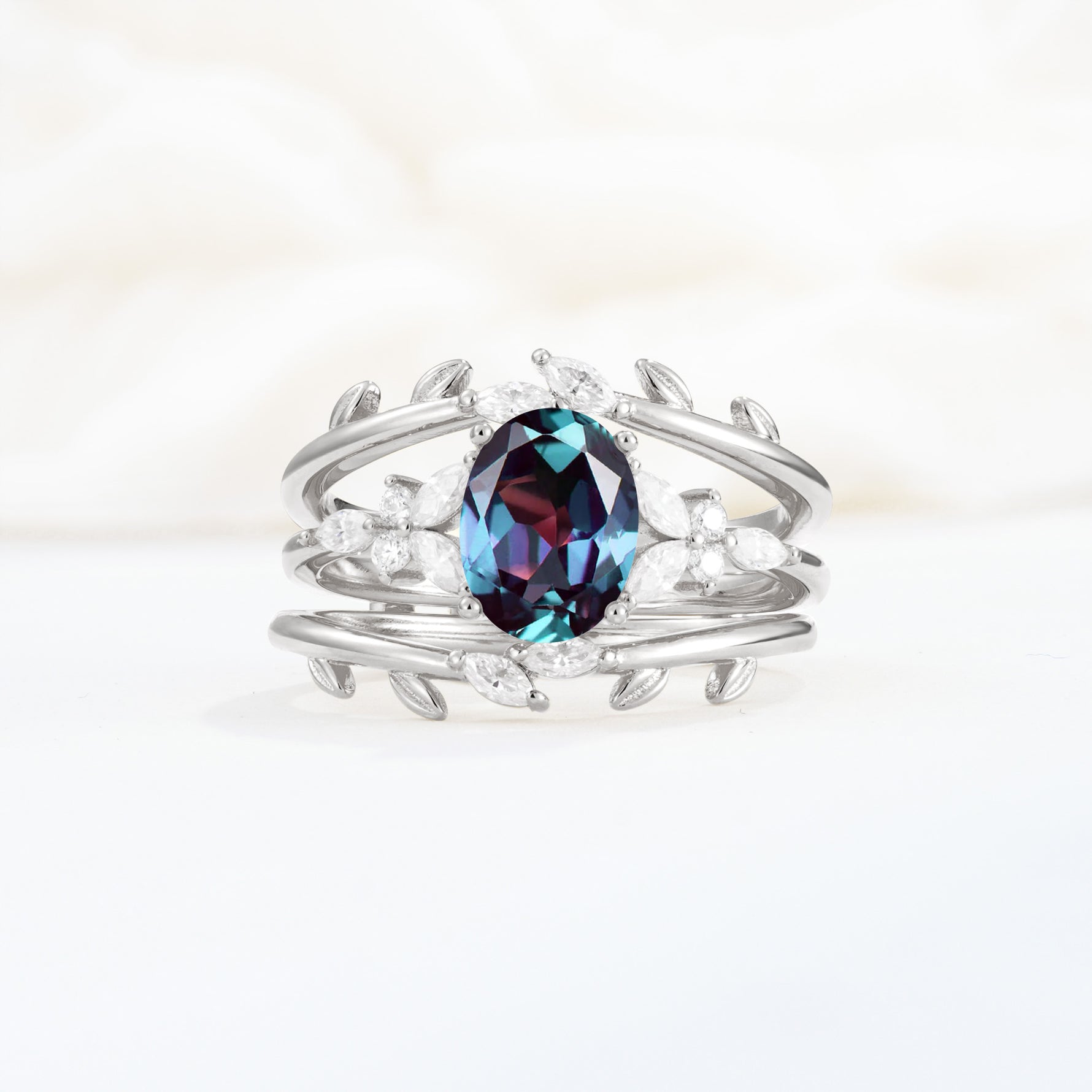 SR17104 Alexandrite Ring - Additional view