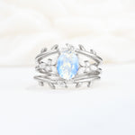 SR17104 Moonstone Ring - Additional view
