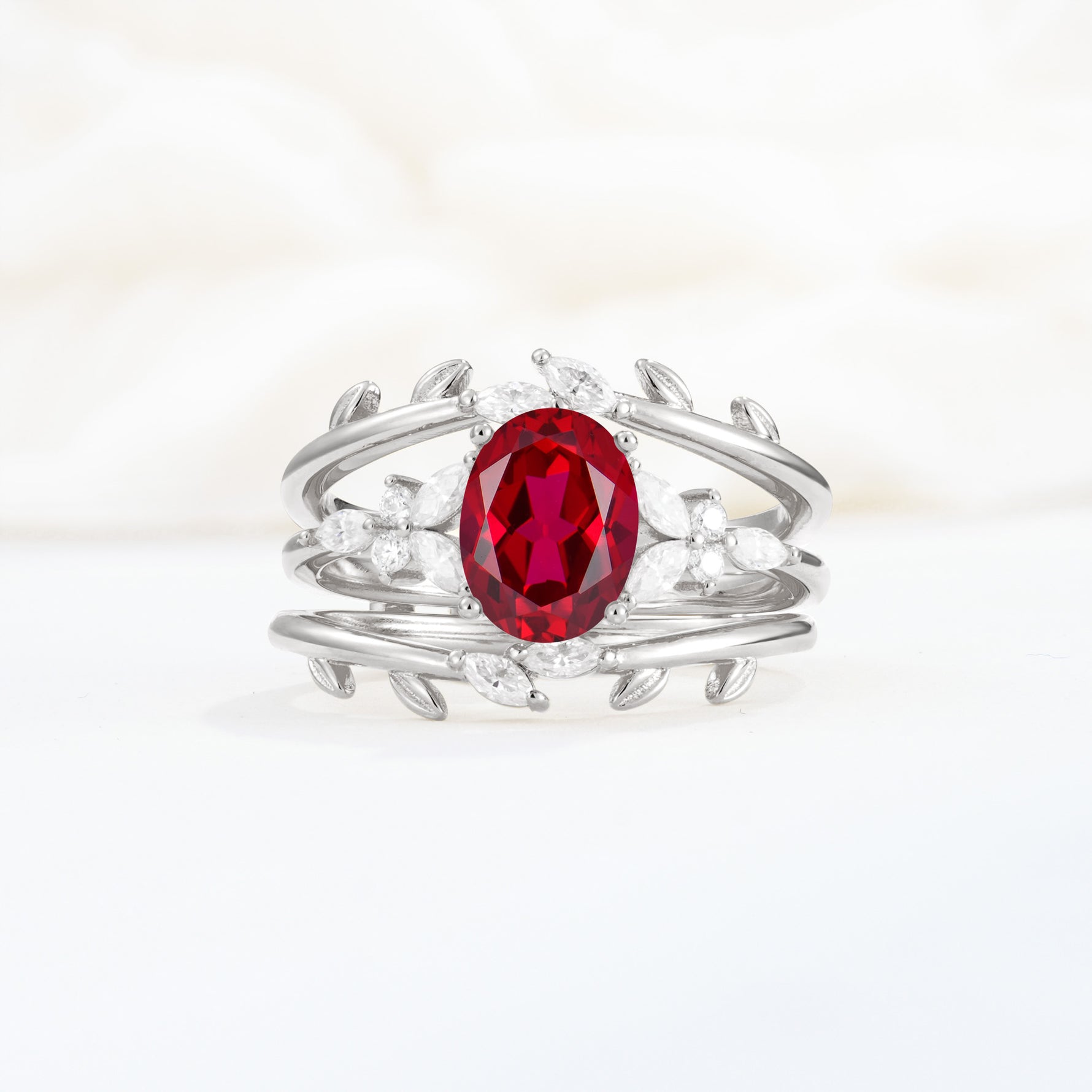 SR17104 Ruby Ring - Additional view