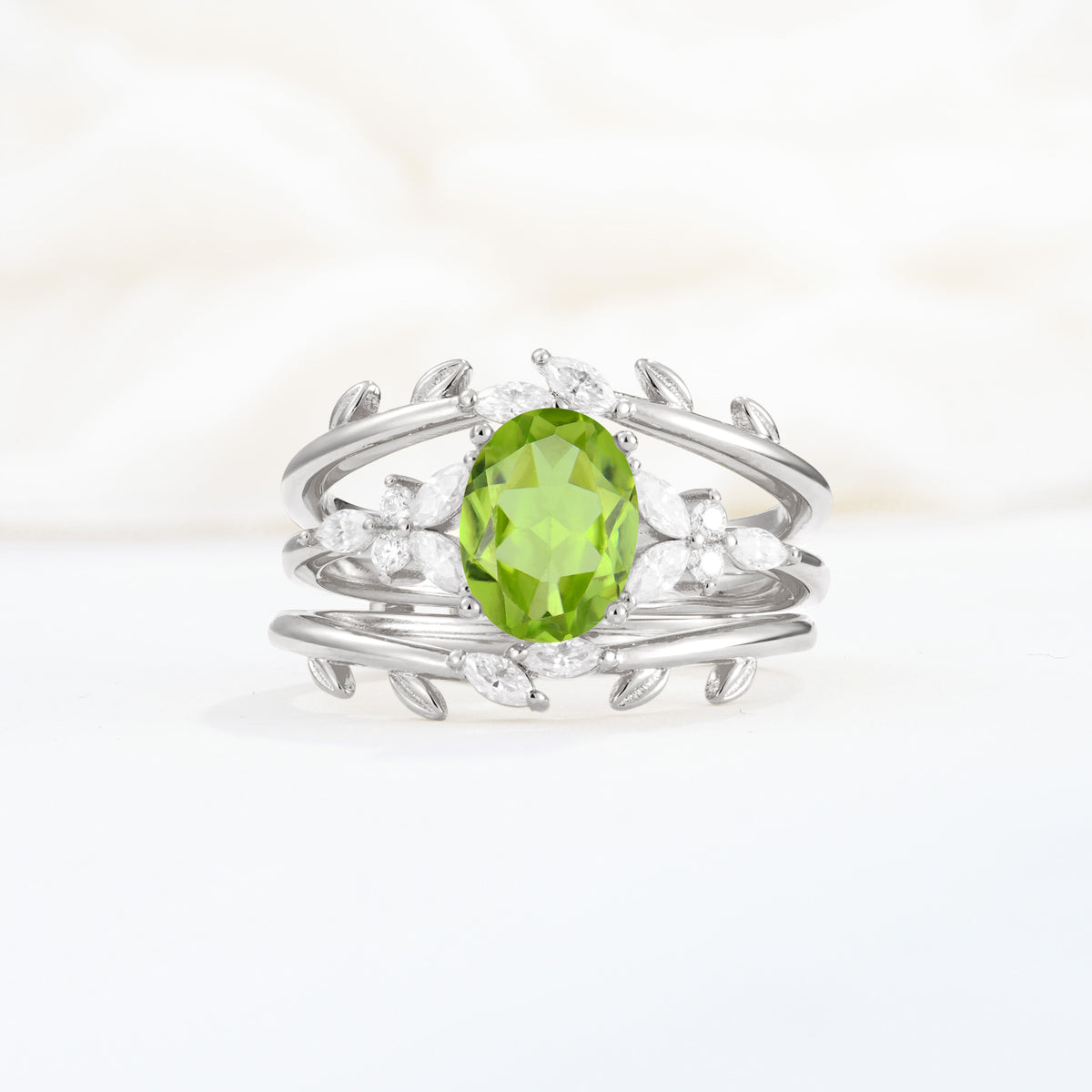 SR17104 Peridot Ring - Additional view