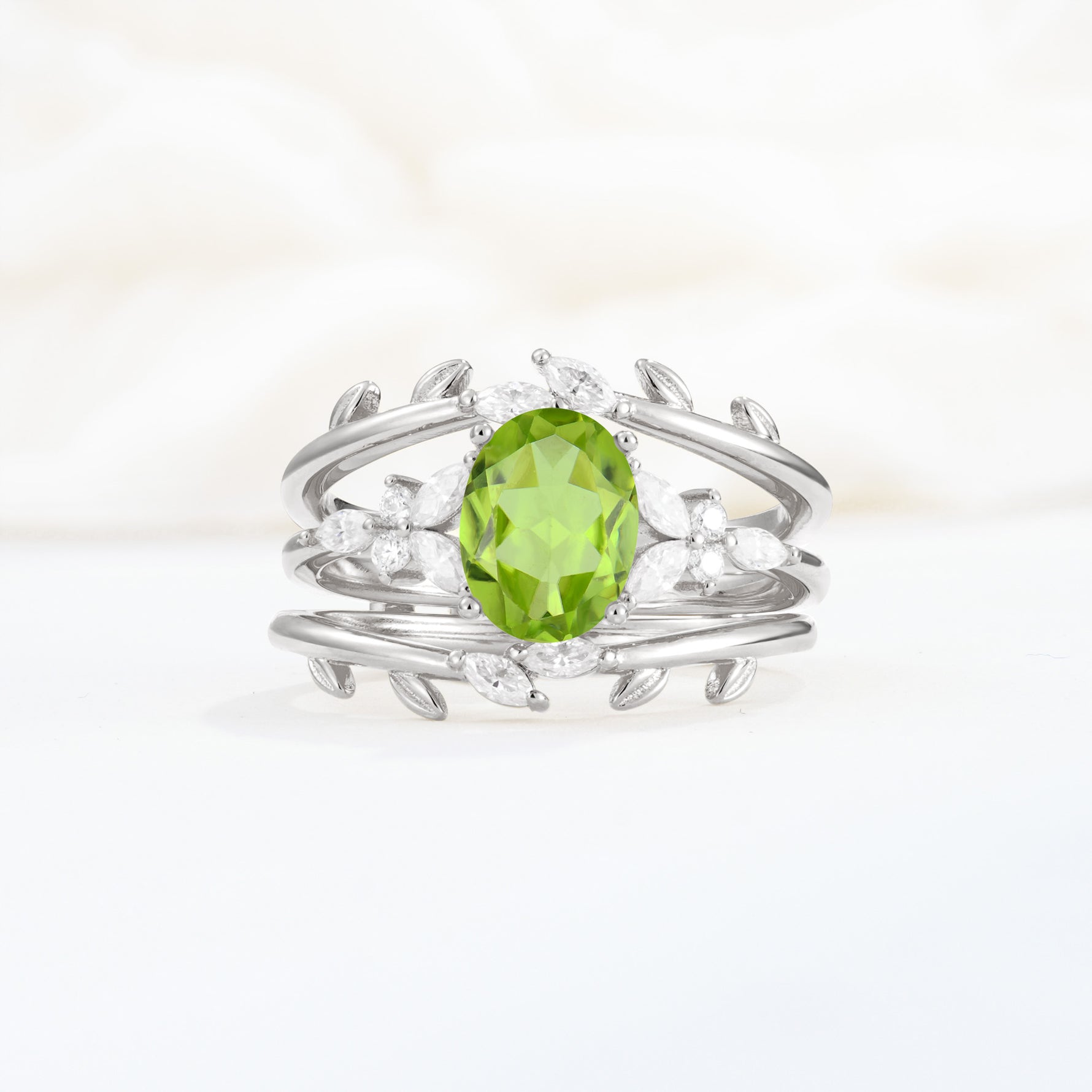 SR17104 Peridot Ring - Additional view