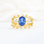 SR17104 Sapphire Ring - Yellow-Gold