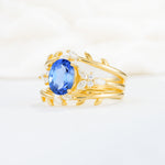 SR17104 Sapphire Ring - White-Gold
