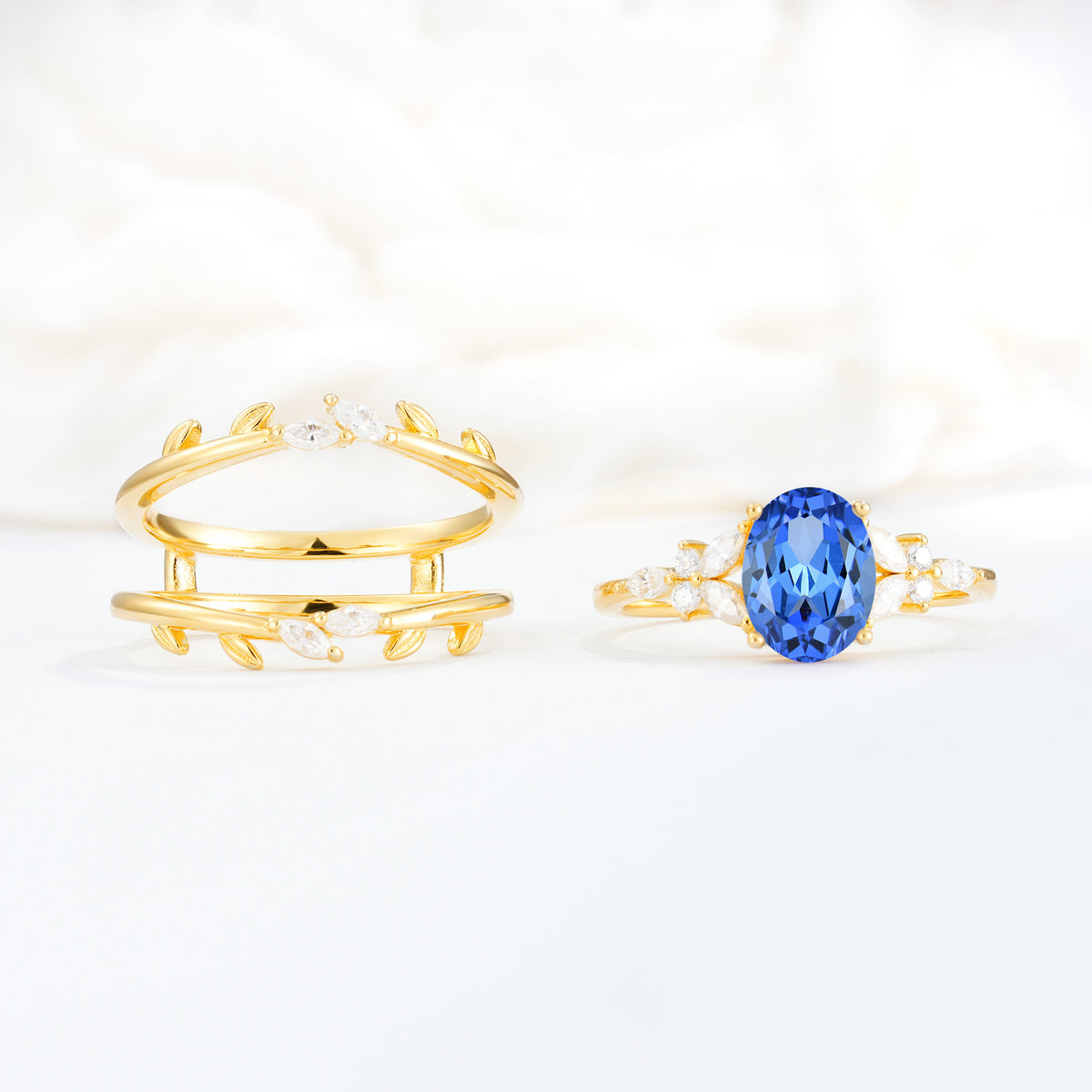 SR17104 Sapphire Ring - Additional view