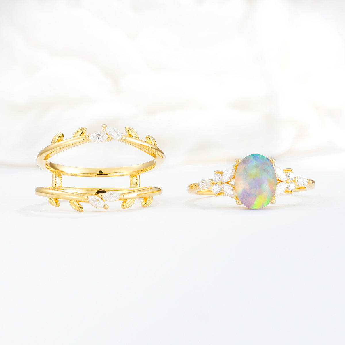SR17104 Fire Opal Ring - Additional view