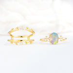 SR17104 Fire Opal Ring - Additional view