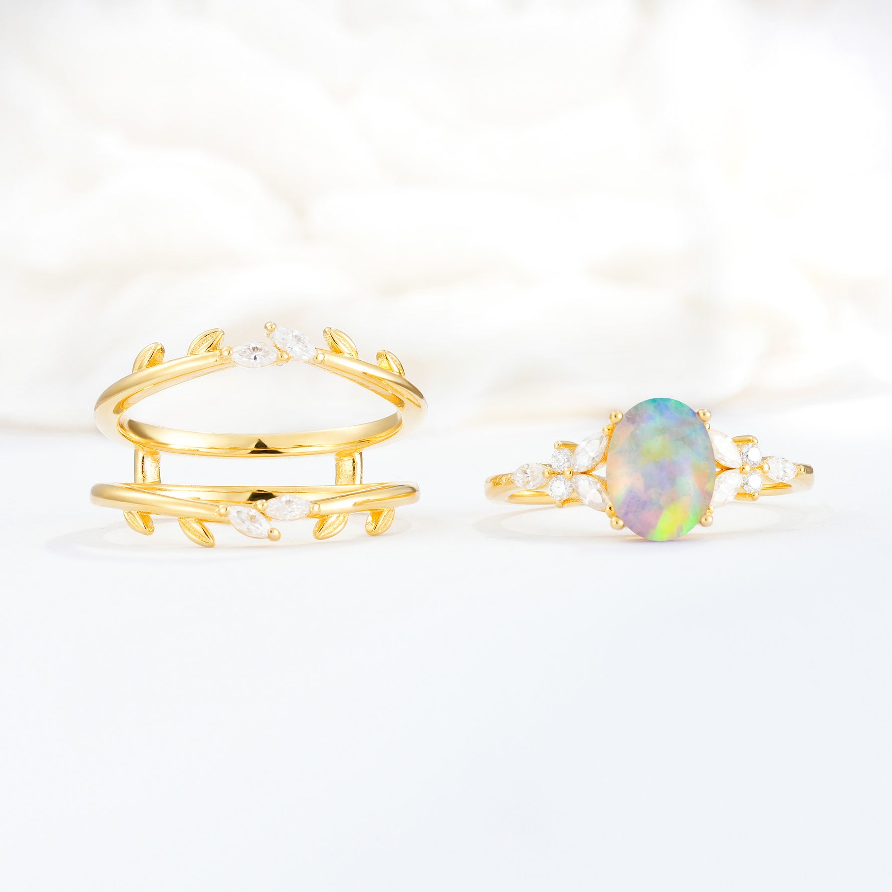 SR17104 Fire Opal Ring - Additional view