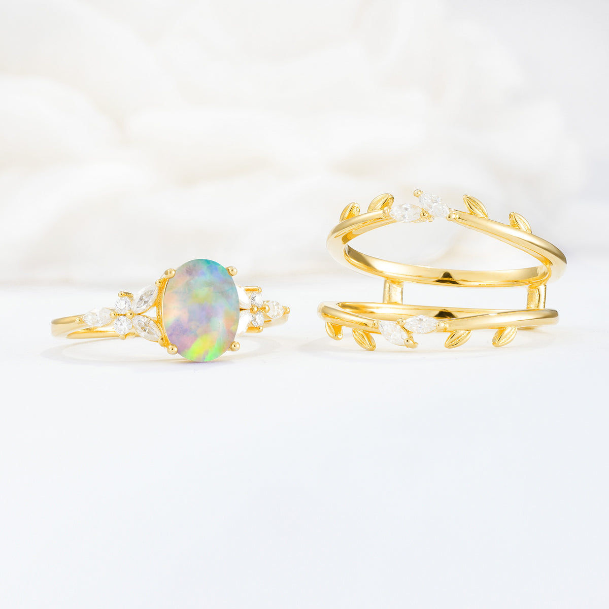 SR17104 Fire Opal Ring - Additional view