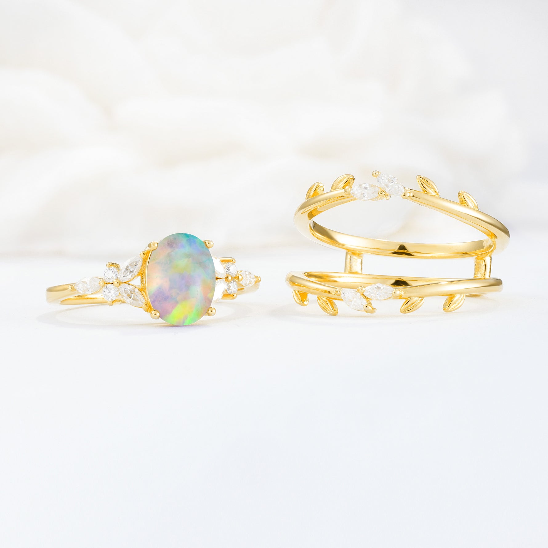 SR17104 Fire Opal Ring - Additional view