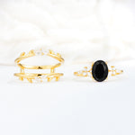 SR17104 Black Onyx Ring - Additional view