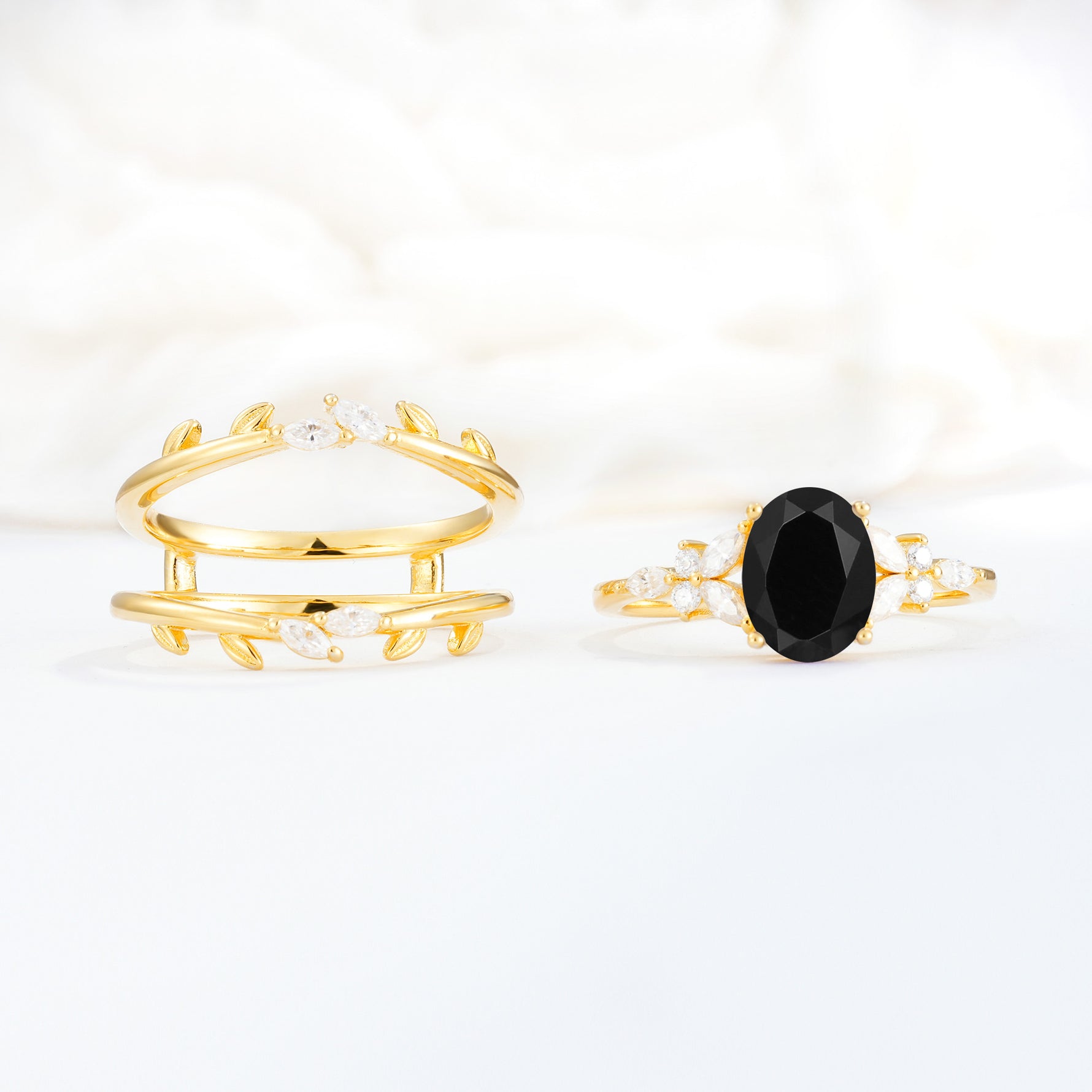 SR17104 Black Onyx Ring - Additional view