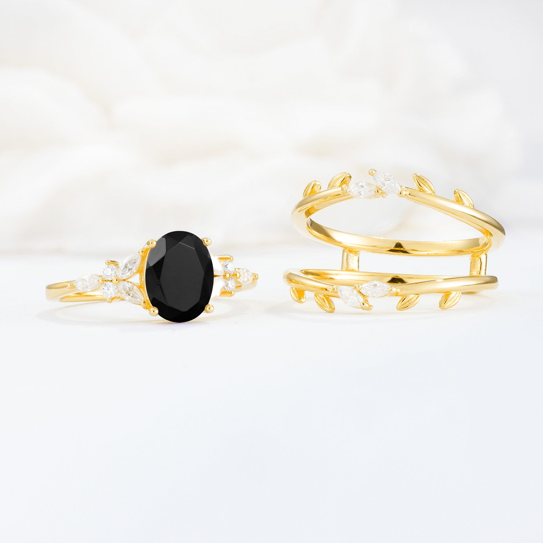 SR17104 Black Onyx Ring - Additional view