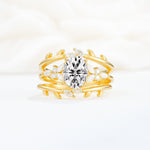 SR17104 Lab Diamond Ring - Yellow-Gold