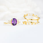 SR17104 Amethyst Ring - Additional view