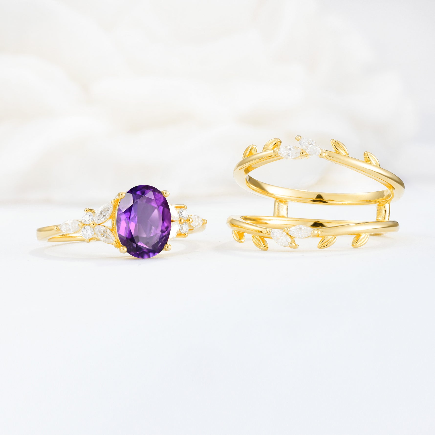SR17104 Amethyst Ring - Additional view