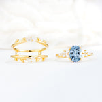 SR17104 Aquamarine Ring - Additional view