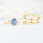SR17104 Aquamarine Ring - Additional view