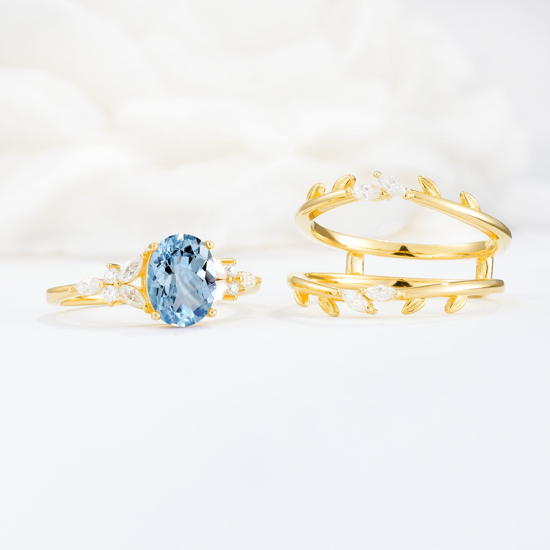 SR17104 Aquamarine Ring - Additional view