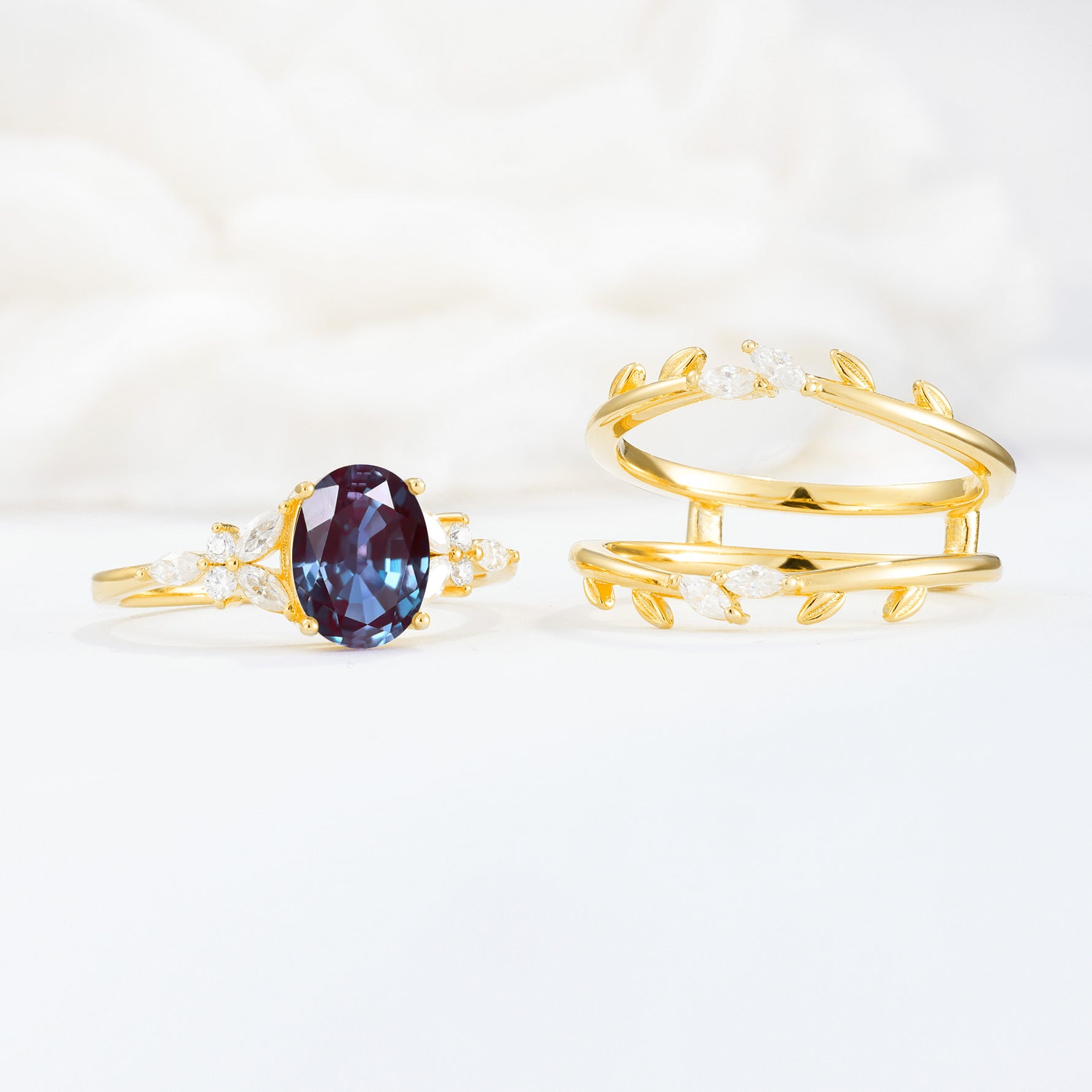 SR17104 Alexandrite Ring - Additional view