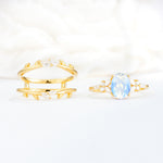 SR17104 Moonstone Ring - Additional view