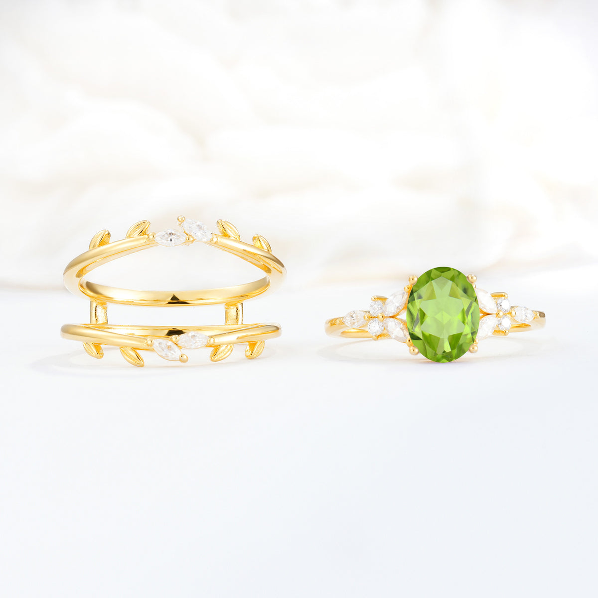 SR17104 Peridot Ring - Additional view