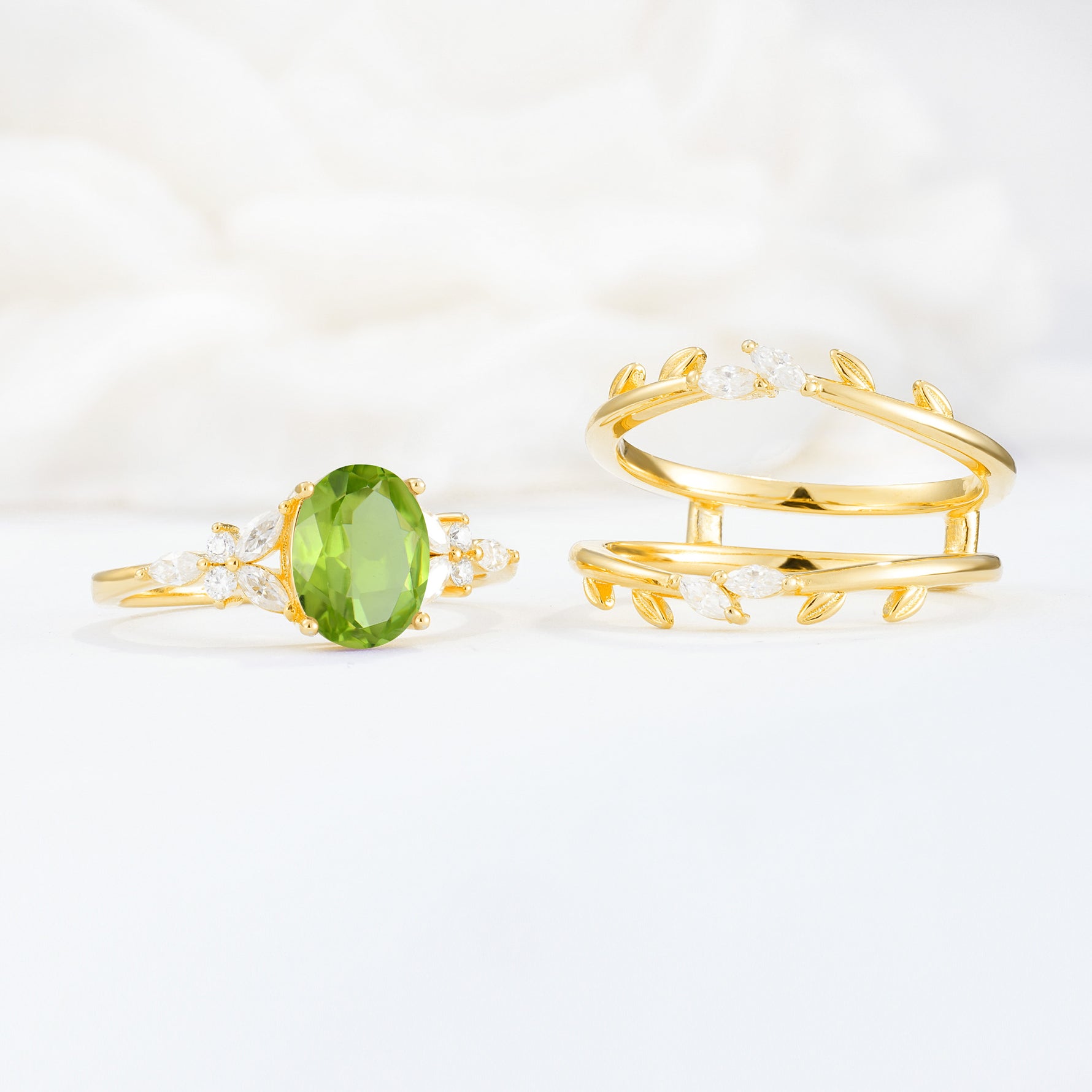 SR17104 Peridot Ring - Additional view