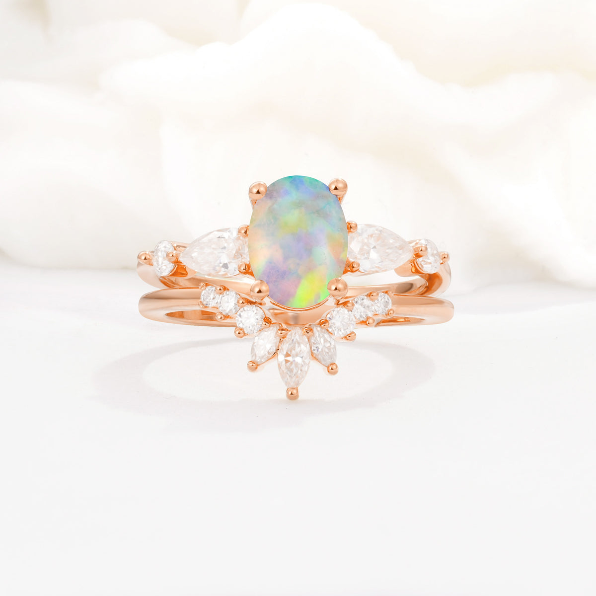 SR17105 Fire Opal Ring - Additional view