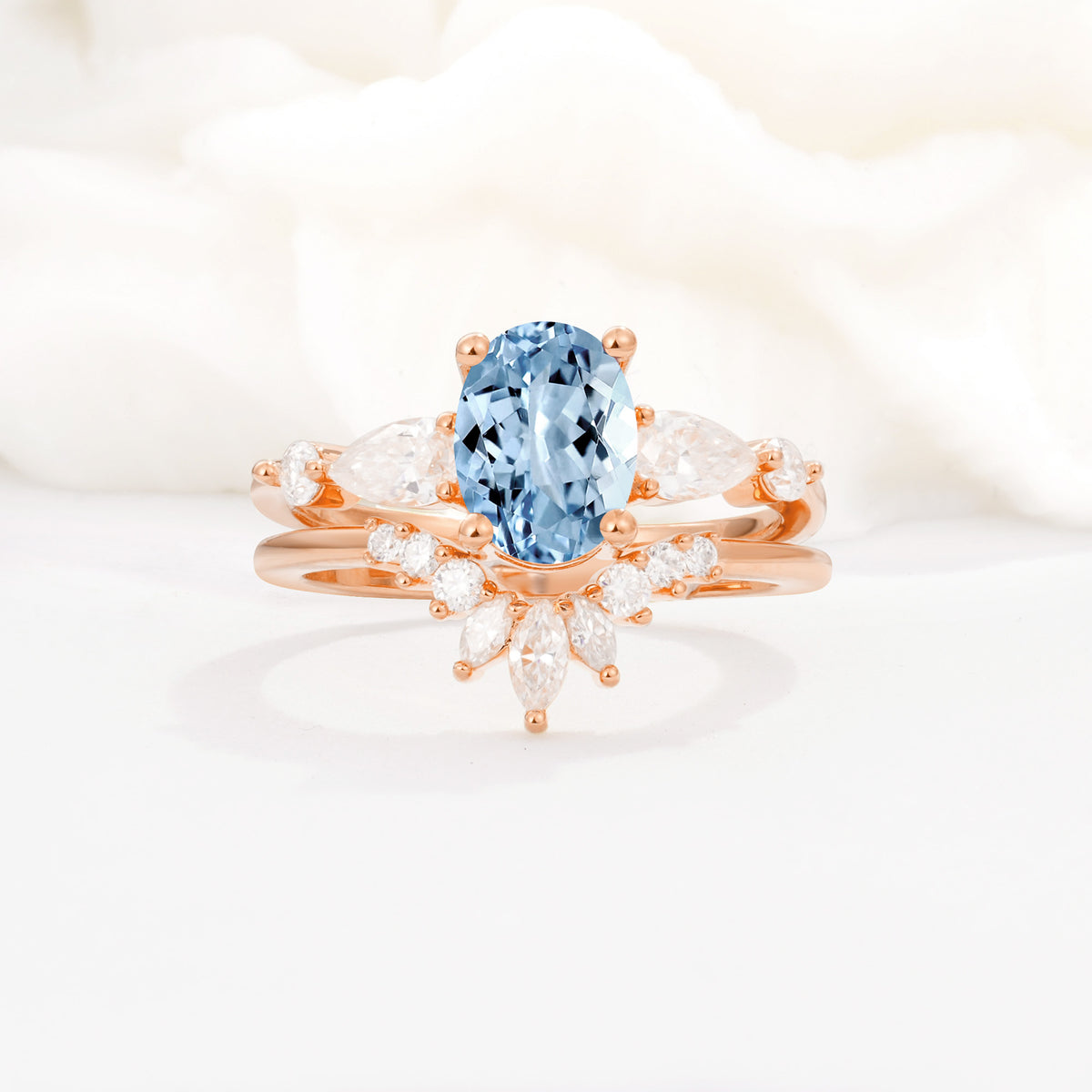SR17105 Aquamarine Ring - Additional view