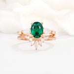 SR17105 Emerald Ring - Additional view
