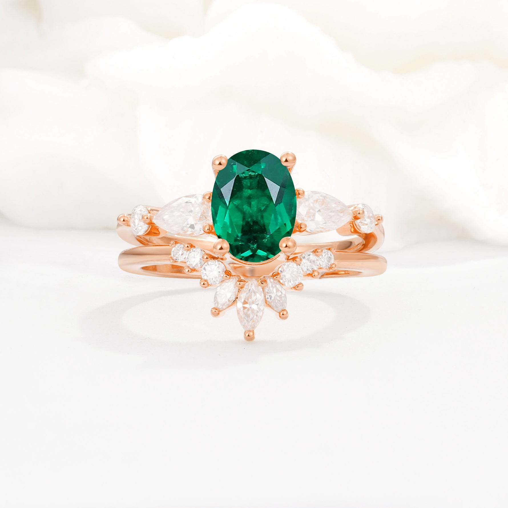 SR17105 Emerald Ring - Additional view