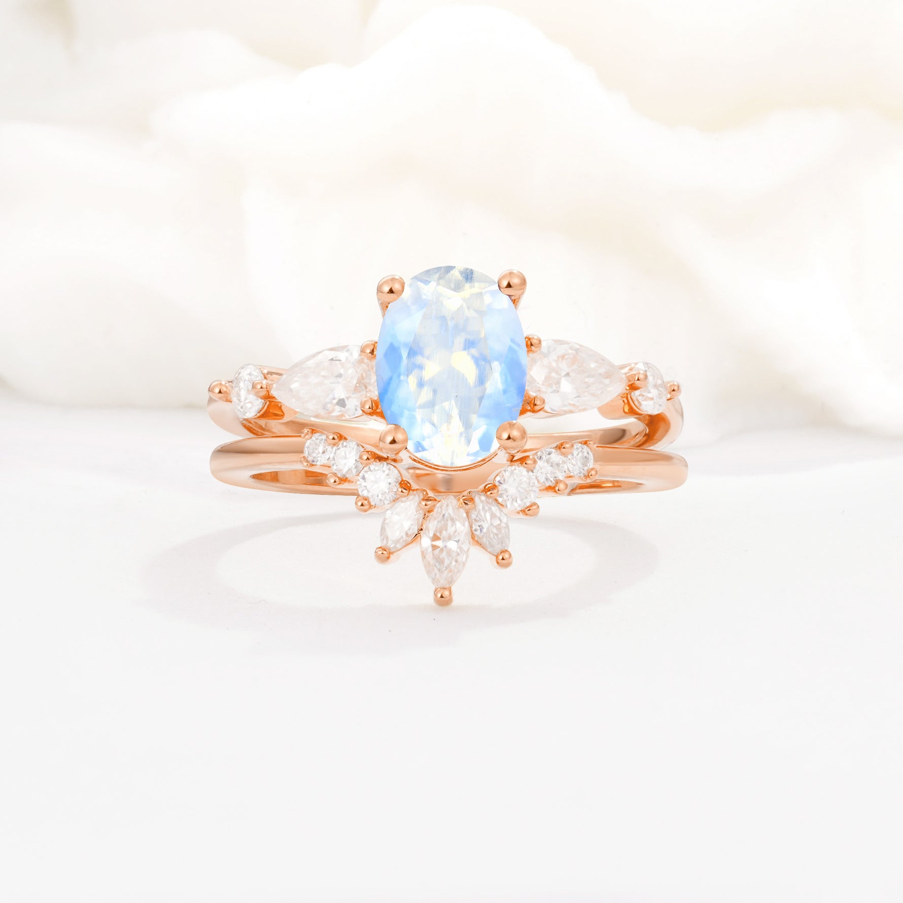 SR17105 Moonstone Ring - Additional view