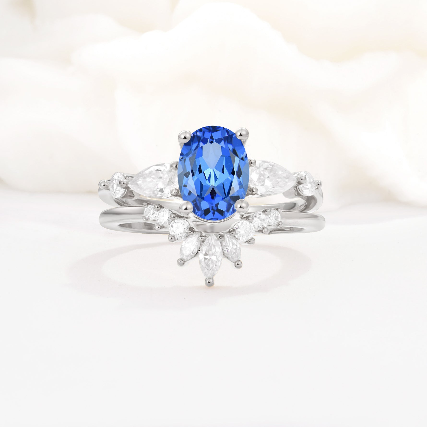 SR17105 Sapphire Ring - Additional view