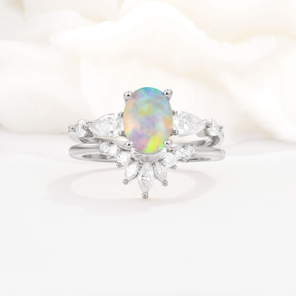 SR17105 Fire Opal Ring - Additional view