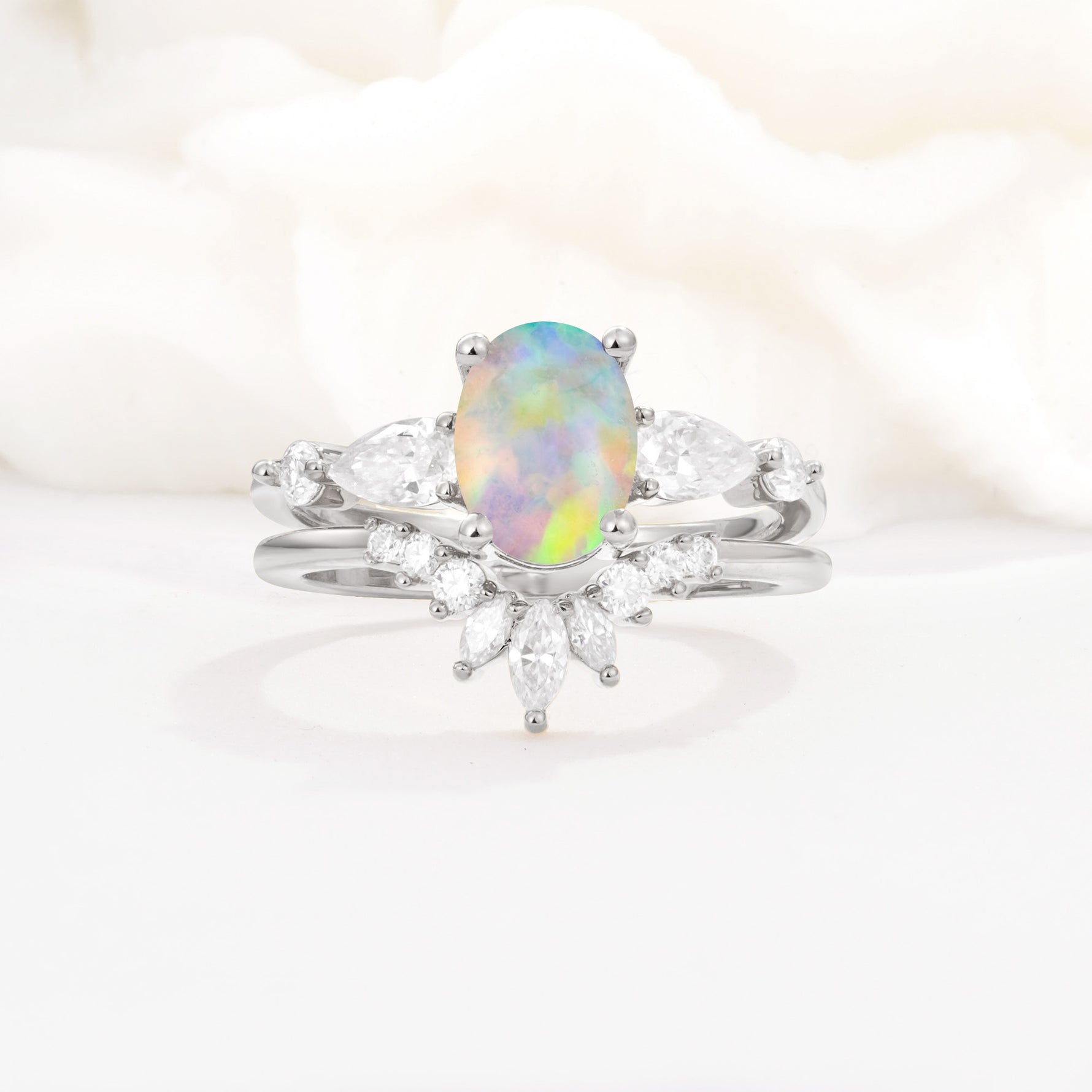 SR17105 Fire Opal Ring - Additional view