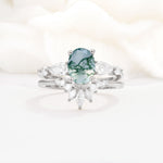 SR17105 Moss Agate Ring - Additional view