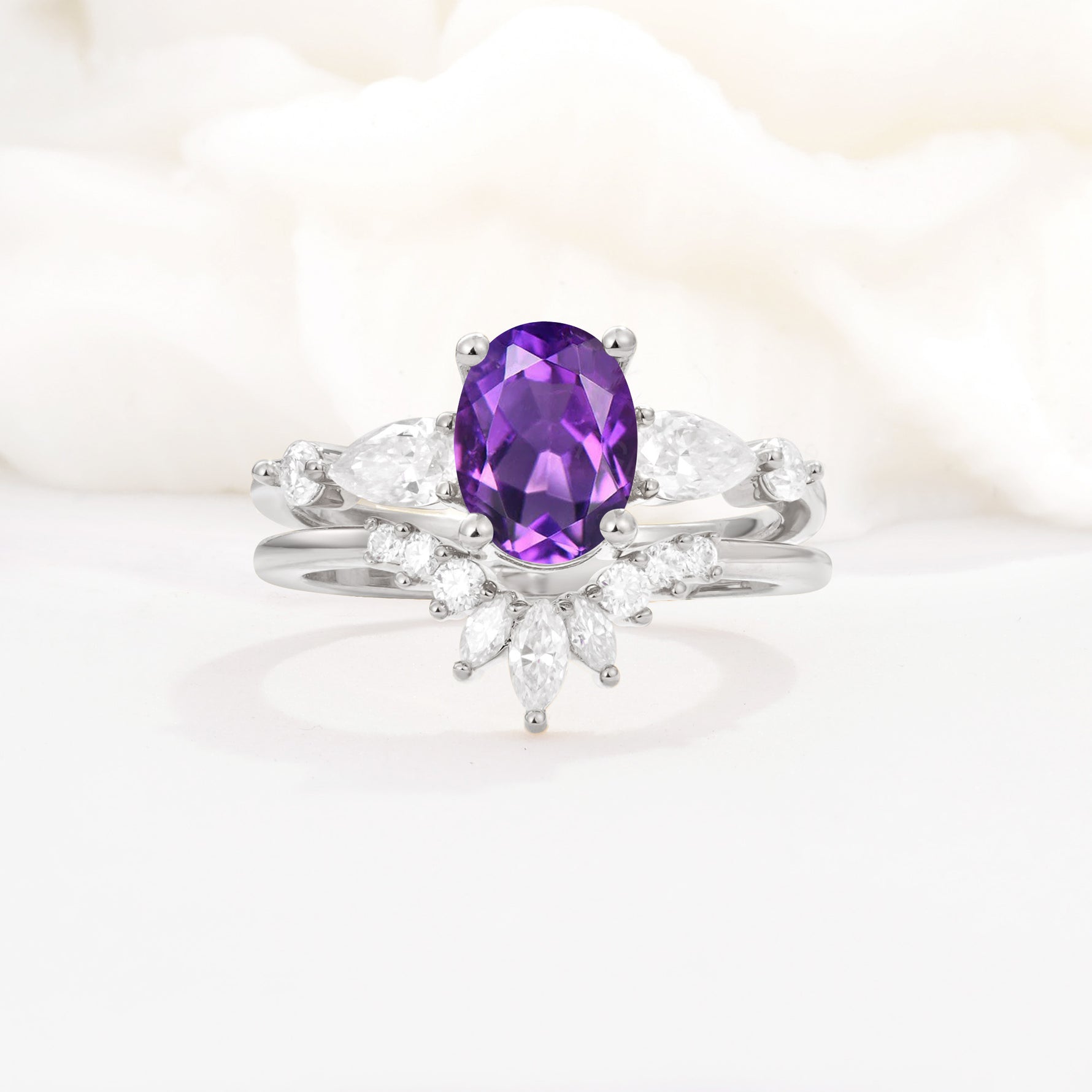 SR17105 Amethyst Ring - Additional view