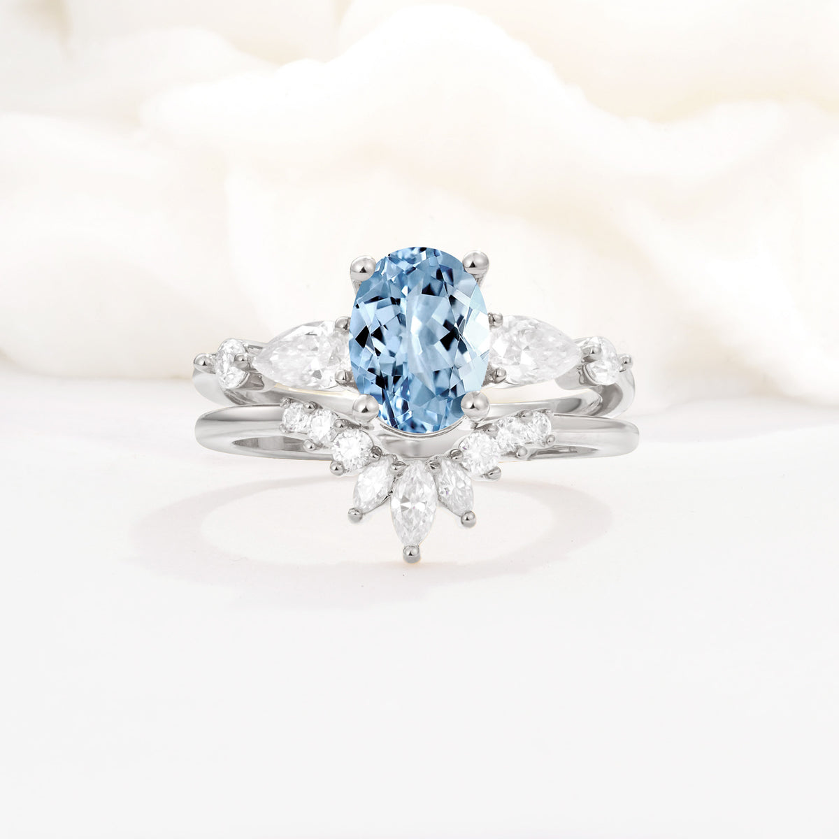 SR17105 Aquamarine Ring - Additional view