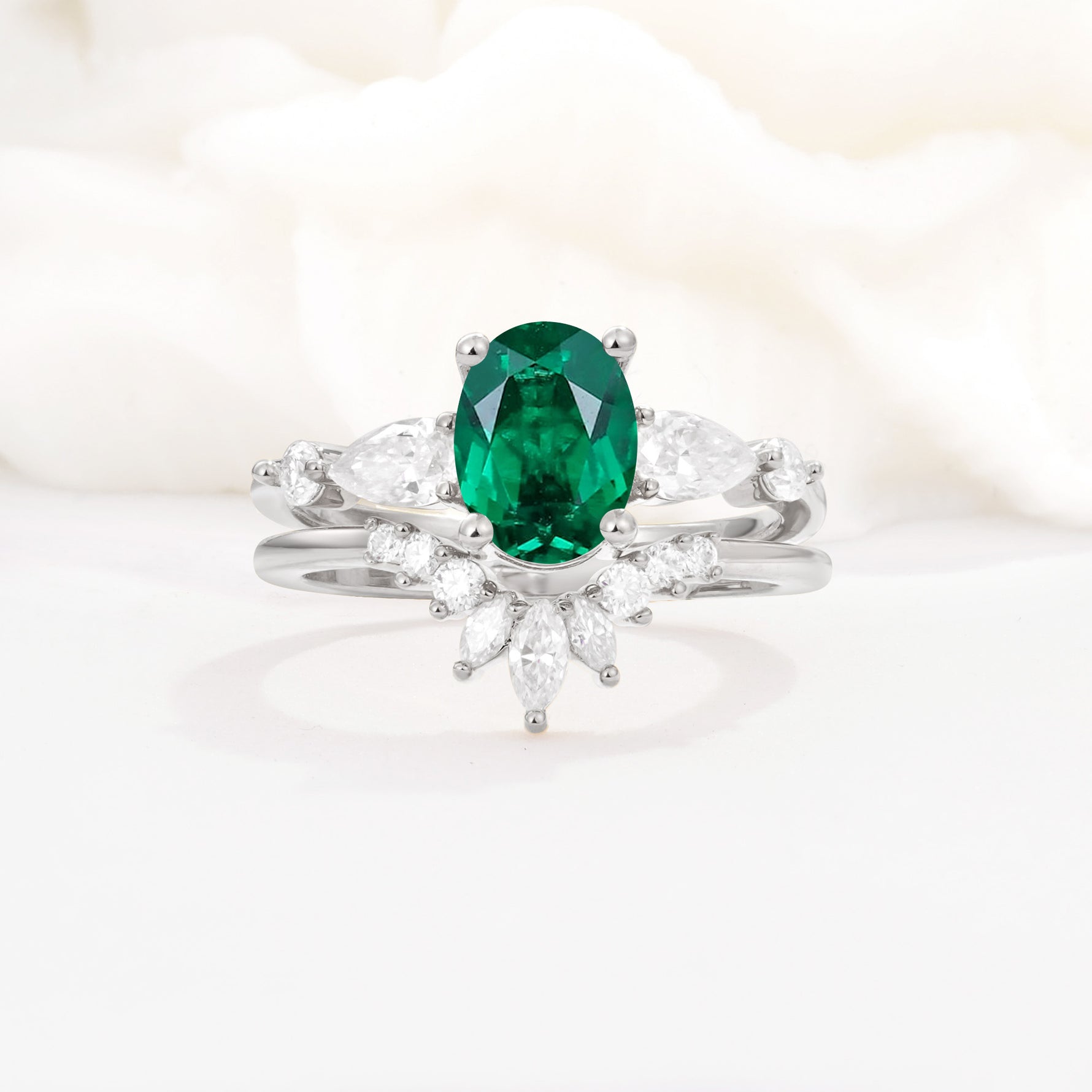 SR17105 Emerald Ring - Additional view
