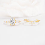 SR17105 Moissanite Ring - White-Gold