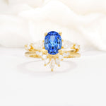SR17105 Sapphire Ring - Yellow-Gold