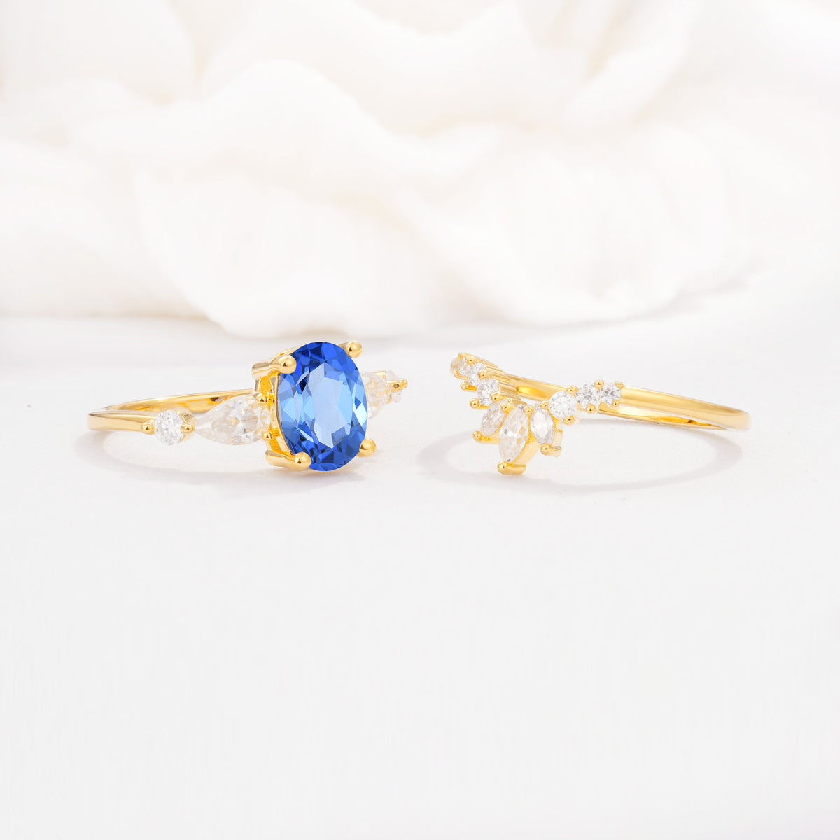 SR17105 Sapphire Ring - Additional view