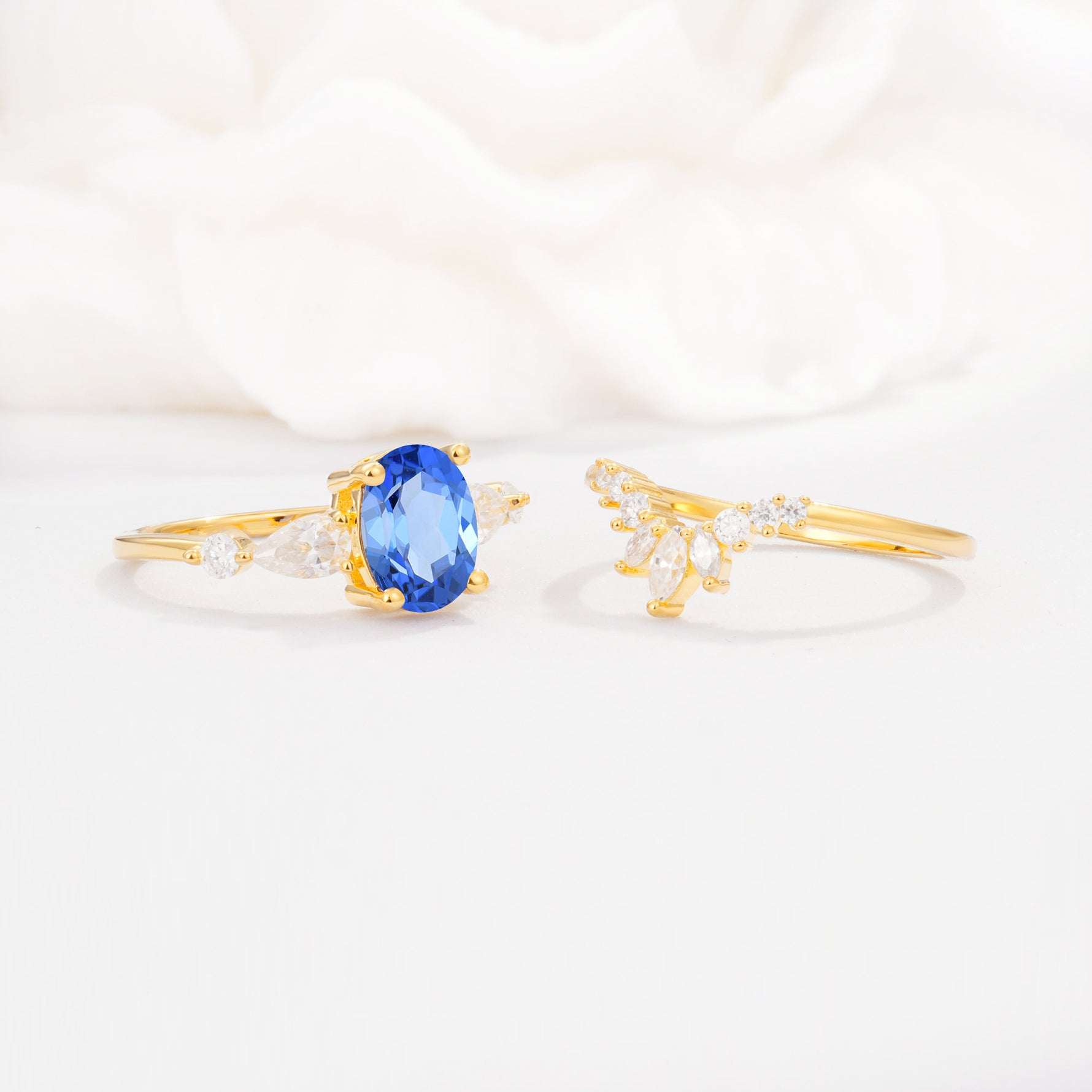 SR17105 Sapphire Ring - Additional view