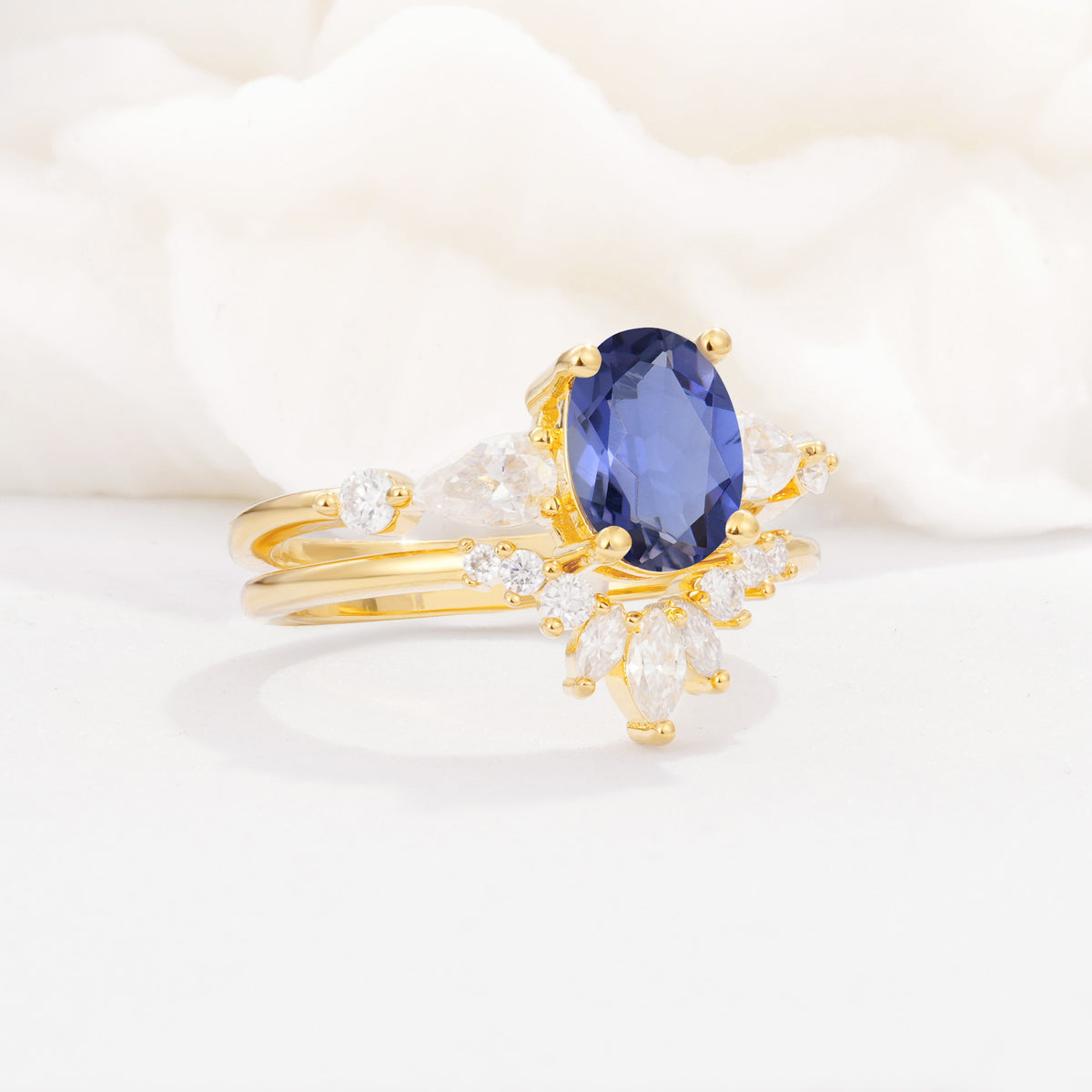 SR17105 Tanzanite Ring - Rose-Gold