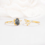 SR17105 Black Rutilated Quartz Ring - Additional view