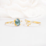 SR17105 Moss Agate Ring - Additional view
